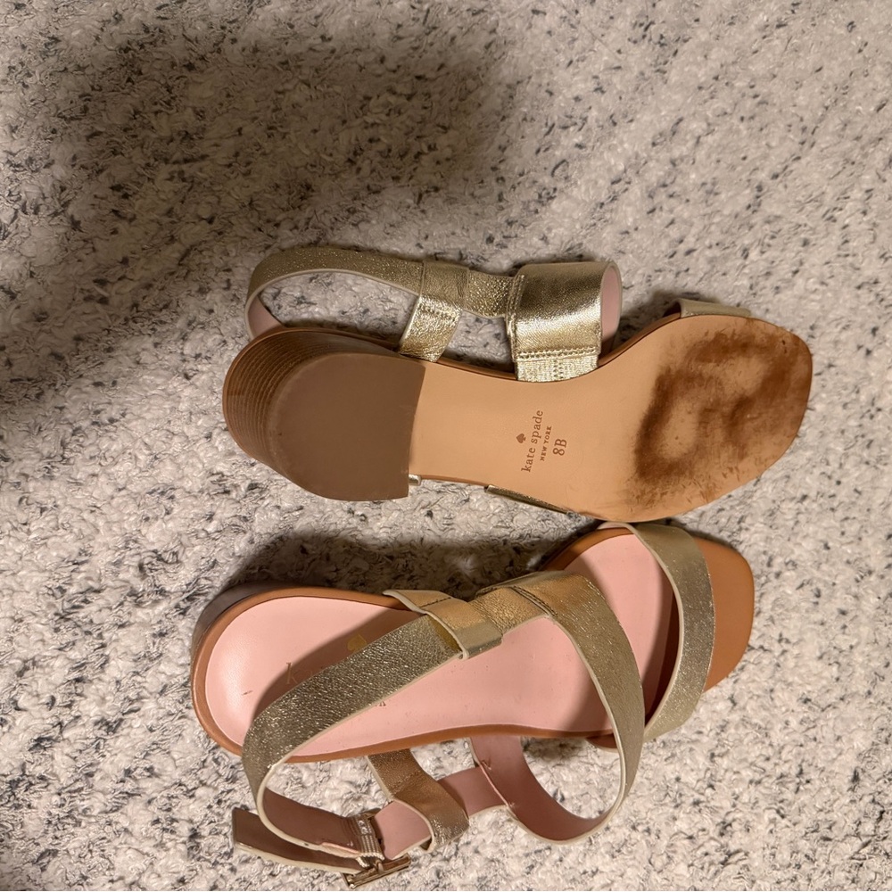 Kate Spade Gold Puglia Sandals - Picture 8 of 8